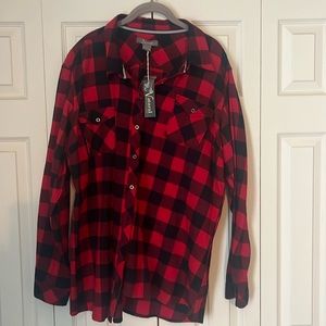 Natural Reflections Long Sleeve Women’s Flannel Shirt